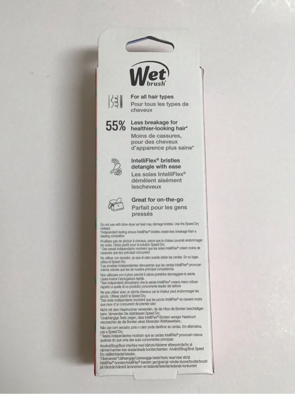 Wet Brush Mini Hair Brush Detangler CHERRY Limited Edition Beach Pool Gym NEW - Picture 4 of 8